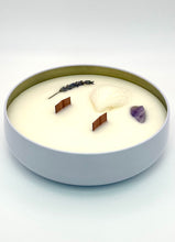 Load image into Gallery viewer, 14oz Coastal Lavender Candle ~ Natural Coconut Wax + Wooden Wick + Essential Oils - 1
